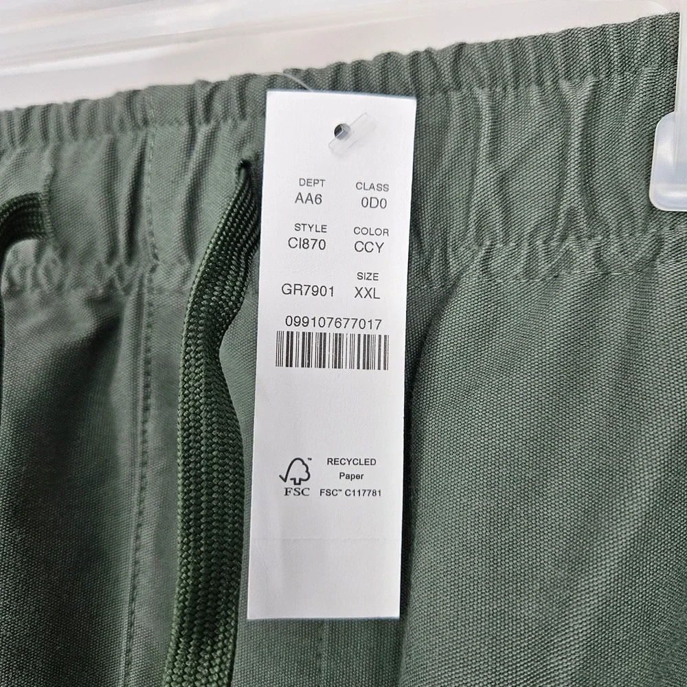 J‎ Crew Shorts Mens XXL Chino Oarsman Everyday Tech Drawstring Stretch Green